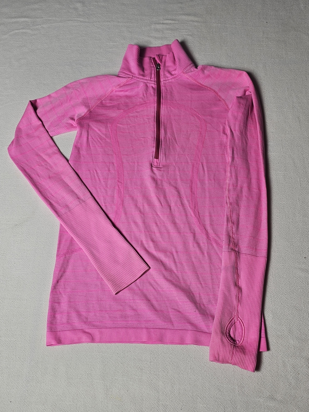 Lululemon Run: Swiftly Tech 1/2 Zip Womens Size 6 Pink